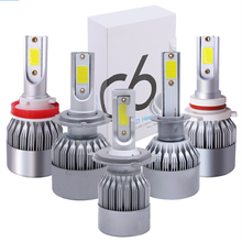 YY C6 Car LED Headlight Bulbs H7 H11 H8 H9 H1 H3 9005 9006 880 H4 H13 9004 9007 LED HeadLamp Fog Lamp Driving Light All In One 2024 - buy cheap