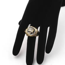 Anéis do punk presente para os homens antigo ouro egípcio olho de horus anel hip hop moda masculina anéis de dedo egito amuleto jóias 2024 - compre barato