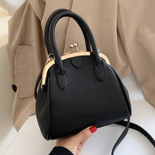 Fashion Vintage Leech PU Leather Lock Shell Bag Hand Bags Women Shoulder Crossbody Bag Tote Hand Women's Handbags 2024 - buy cheap