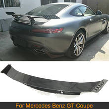 Carbon Fiber Rear Trunk Big Spoiler Wing For Mercedes-Benz GT Coupe 2 Door 2015 - 2018 Rear Trunk Boot Lip Wing Spoiler Big Wing 2024 - buy cheap