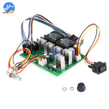 40A PWM Motor Speed Controller with LED Digital Display Adjustable Switch Drive Board Speed Regulator DC 10-50V 2024 - buy cheap
