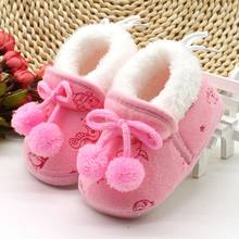 Botas de invierno de princesa para recién nacidos, zapatos de suela blanda para primeros pasos, 0 a 18 meses 2024 - compra barato