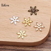 BoYuTe (500 Pieces/Lot) 9MM Metal Brass Stamping Flower Jewelry Materials Diy Hand Made Accessories Parts Wholesale 2024 - buy cheap