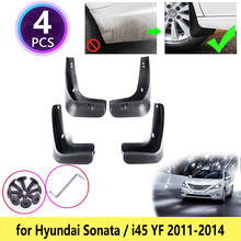 4 PCS for Hyundai Sonata i45 YF 2011 2012 2013 2014 Mudguards Mudflaps Fender Guards Splash Mud Flaps Cladding Car Accessories 2024 - buy cheap