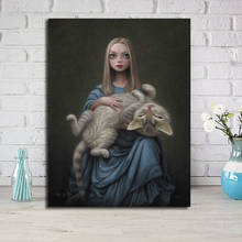 Cat Art Show By Mark Ryden Wall Art Canvas Posters Prints Painting Wall Pictures For Modern Living Room Home Decor Accessories 2024 - buy cheap