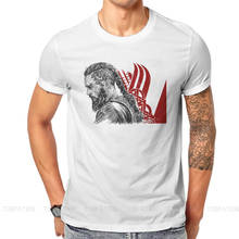 Camiseta clásica de Vikings para hombre, ropa de algodón, holgada, de verano, con cuello redondo, de Ragnar, Drama imperial de Canadá 2024 - compra barato