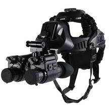 Monóculo de visão noturna com infravermelho + tubo, suporte para cabeça, monocular, para militar exército, tático, pode ser desmontado em 2 para caça 2024 - compre barato