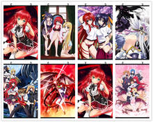Coscase Japanese Decorative Pictures Anime High School DxD Rias Gremory Asia Akeno Toujou Home Decor Wall Scroll Poster 2024 - buy cheap