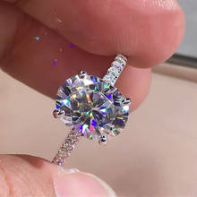 De moda Oval grande gota de agua blanca Zircon anillos de cristal para la joyería de las mujeres de la fiesta de compromiso de boda anillo de cobre accesorios 2024 - compra barato