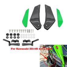 Kit de alerón aerodinámico para motocicleta, Kit de carenado de plástico de fibra de carbono para KAWASAKI ZX 10R / 6R ZX10R ZX6R 2011 - 2019 2024 - compra barato