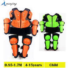 0.85-1.7M Child Youth Latka Boys Girls Motocross Cycling Balance Bike Body Armor Scooter Riding Skate Knee Elbow Guard Waistcoat 2024 - buy cheap