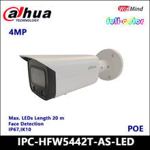 Dahua Pro-AI Series 4MP IP Camera IPC-HFW5442T-AS-LED POE Full Color Bullet Security Camera Support SD Card 256G 2024 - buy cheap