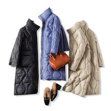 Sedumo jaqueta feminina grande de pato, casaco quente outono casual ed1107 2024 - compre barato