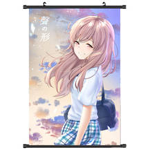 Japanese Decorative Pictures Anime A Silent Voice Sahara Miyoko & Ueno Naoka & nishimiya syouko Home Decor Wall Scroll Poster 2024 - buy cheap