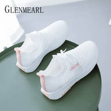 Women Sneakers White Breathable Hollow Flats Mesh Non-slip Running Comfortable Shoes Female 2021 Spring Summer Large Size 35-40 2024 - buy cheap