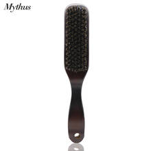 Mythus Wood Handle Boar Bristle Hairdressing Brush Men Shaving Comb Mustache Cleaning Brushes Facial Bath Brush Kit 2024 - buy cheap