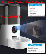 Automatic Pet Dog Cat Feeder Wifi / Video Version HD Camera APP Control Voice Recording 4/6L Large Capacity Pet Food Dispenser 2024 - buy cheap