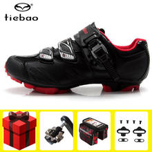 Tiebao Cycling Shoes Sapatilha Ciclismo MTB add SPD pedal set 2019 Bike Riding Self-Locking Bicycle Racing Shoes superstar shoes 2024 - buy cheap