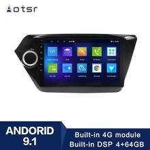 Reproductor de DVD para coche, unidad principal de navegación GPS, Android 9,1, 9 pulgadas, DSP, 4G + 64GB, para KIA K2 2010-RIO 2016, reproductor Multimedia, grabadora de cinta 2024 - compra barato