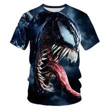 New summer sci-fi movie alien 3D print male/female short-sleeved personalized  fashion T-shirt men/women T-shirt couple  wear 2024 - buy cheap