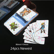 24Pcs Three Options Zelda NFC Big Card 20 Heart Wolf NTAG215 For The Legend Of Breath Of The Wild Game Cards NS Switch In Stock 2024 - купить недорого