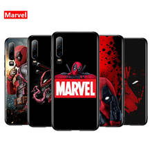 Funda de teléfono de los Vengadores de Marvel, superhéroe Deadpool para Huawei P40, P30, P20, P10, P9, P8 Lite, Mini E, 5G Pro Plus, 2017, 2019, color negro suave 2024 - compra barato