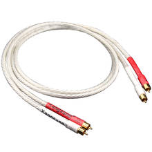 HiFi аудио кабели Odin один кристалл медный провод посеребренный аудио-кабель RCA 2024 - купить недорого