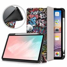 For New iPad Air 4 10.9 2020 Case With Pencil Holder Stand Cover A2072 A2136 A2324 Shell Auto Sleep Wake+Screen Protector+pen 2024 - buy cheap