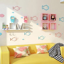 Wall stickers creative 3D three-dimensional wooden removable TV wall decoration sticker children's room wall stickers home decor 2024 - buy cheap