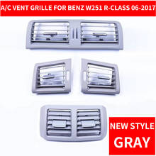 Car Front Rear Center Air Vent Grille AC Gray For Mercedes Benz W251 R-CLASS R300 R320 R350 R400 R500 2006-2017 NEW 2024 - buy cheap