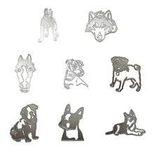 Dog Horse Metal Cutting Dies Stencil Scrapbooking DIY Album Stamp Paper Emboss  2024 - buy cheap