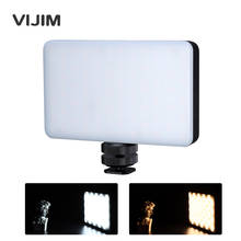 VIJIM VL120 Bi-color Temperature Mini LED Video Light 3200K-6500K Photography Fill-in Light Dimmable CRI95+ with Cold Shoe Mount 2024 - buy cheap