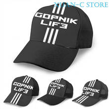 Gopnik Life-Gorra de baloncesto para hombre y mujer, gorro Unisex con estampado en toda la moda, color negro 2024 - compra barato