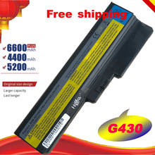 HSW 6cell 5200mah battery For Lenovo 3000 B460 B550 G550 G555 G430 L08L6Y02 G430L N500 2024 - buy cheap