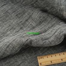 Marca areia lavada estilo chinês fios tingidos algodão e linho corta-vento calças jaqueta tecido 2024 - compre barato