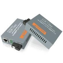 Netlink-conversor de mídia óptico HTB-1100S, adaptador sc port rj45 a/b de 25km, 10 mbps, monomodal, fibra wdm 2024 - compre barato