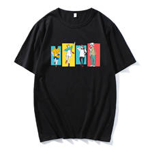 Camiseta de manga curta homem de manga curta camiseta de manga curta anime jujutsu kaisen gojo satoru yuji itadori camiseta masculina/ms interessante hip hop harajuku t camisa 2024 - compre barato