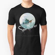 Spiritfarer-Camiseta 100% de algodón puro, camisa de gran tamaño, Spiritfarer, juego maestro, videojuegos, videojuegos 2024 - compra barato