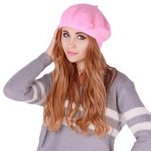 Soft Warm Ski Caps New Classic Autumn winter Multiple Colour Women's Berets Wool Warm high quality Berets Women Head Wrap Hats 2024 - buy cheap