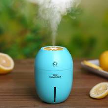 Ultrasonic Mini Lemon Humidifier Room Car LED Humidifier Air Diffuser Purifier Essential Oil Aromatherapy Cool Mist Maker 2020 2024 - buy cheap
