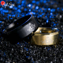 Sifisrri цельный 8 мм панк Винтажный рок крутое кольцо для мужчин женщин мужчин кольцо из нержавеющей стали ремешок мужской вечеринка подарок кольца 2024 - купить недорого