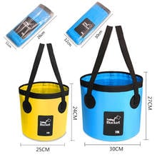 12L 20L Folding Bucket Portable Waterproof Water Bag Water Storage Container Carrier Bags For Fishing Camping Hiking X89G 2024 - buy cheap