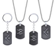 Game Jewelry Counter Strike Cs Go Keychain Dog Tag Pendant Key Holder Keyrings CSGO Collier Fans Gift Souvenir llaveros 2024 - buy cheap