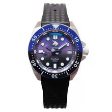 Relojes de buceo para hombre, reloj automático masculino, de lujo, de pulsera mecánica, resistente al agua 300m, NH35 Sapphire 7000, aleación de aluminio 2024 - compra barato