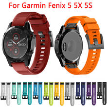 Correa de silicona para reloj Garmin Fenix 6X 6 6S Pro 5X 5 5S Plus 3 HR 20 22 26mm, de liberación rápida, Easyfit 2024 - compra barato