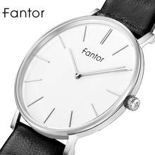 Fantor Brand Ultra Thin Men Watch Minimalist Men Wristwatch Casual Man Business Leather Quartz Watches Fashion Quartz Wristwatch 2024 - buy cheap