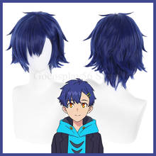 Ssss. dynoménio peruca yomoda asanaka, cosplay, cabelo liso e curto, resistente ao calor, 2021 anime 2024 - compre barato