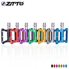 1Pair ZTTO Universal Colorful Bike Pedals Aluminum Alloy Bicycle Flat Platform for Folding Mountain Road Bikes Bike Pedals Flat 2024 - buy cheap