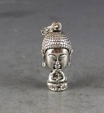 Copper Statue Silver national style Tathagata pendants retro male and female Buddha Necklace Pendant ornaments 2024 - buy cheap