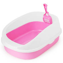 Toalete bedpan gato caixa de areia gato bandeja de cão fornecimento de vaso sanitário teddy anti-respingo pet cão toilette filhote de cachorro interior casa de plástico sandbox gato 2024 - compre barato